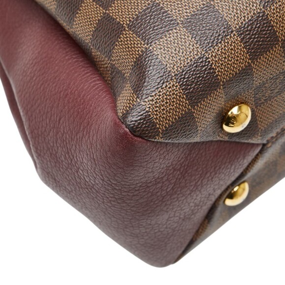 LOUIS VUITTON Brown Damier Leather Shoulder Bag - Picture 5 of 14